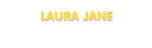 Der Vorname Laura Jane